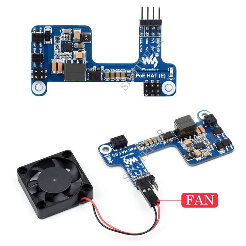 Raspberry Pi POE Expansion Board Ethernet Power Supply Module Mini Supports 802.3af Network Standard