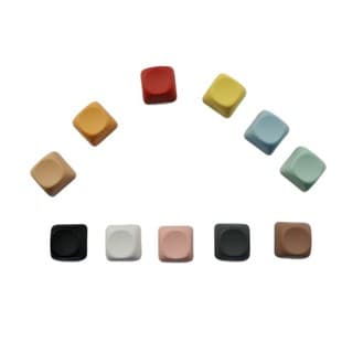 PBT MOA Height Rounded Cross Stem 1.6mm Thickness Frosted Macaron Color Mechanical Keyboard Keycaps