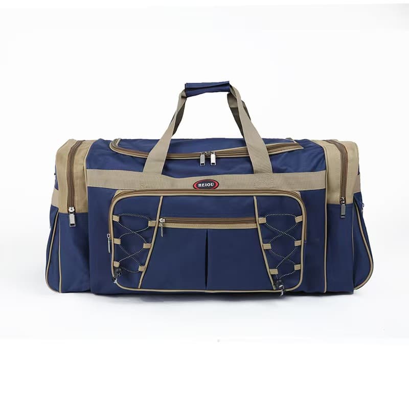 Large Capacity Clothing Bag for Men, Luggage Bag for Checked Travel, Foldable Moving Bag Storage Organizer, Extra Large Travel Duffel Bag