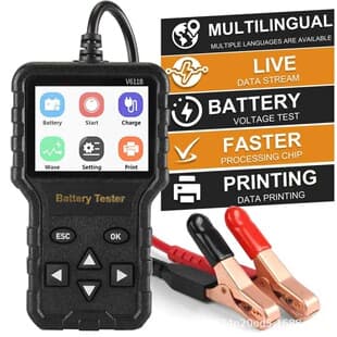 V611B Battery Tester Car Battery Life Capacity Tester Multi-language Export Model