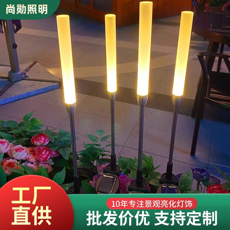 Led Simulated Reed Lamp Outdoor Waterproof Solar Ground Lamp Landscape Courtyard Garden Decorative Lamps Wholesale
