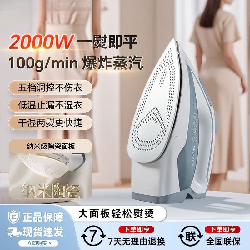 Handheld Steam Iron Electric Iron Home Small High Power Handheld Old-Fashioned Steam Iron RH1370