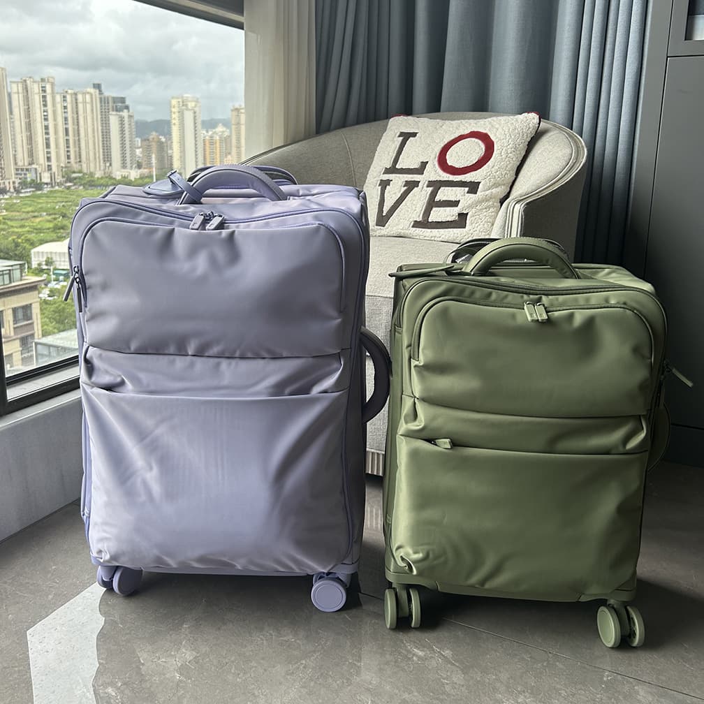 Ultra-Light Trolley Case 28-Inch Luggage Suitcase for Women 24-Inch Oxford Cloth Waterproof Travel Suitcase Lightweight Carry-On for Students