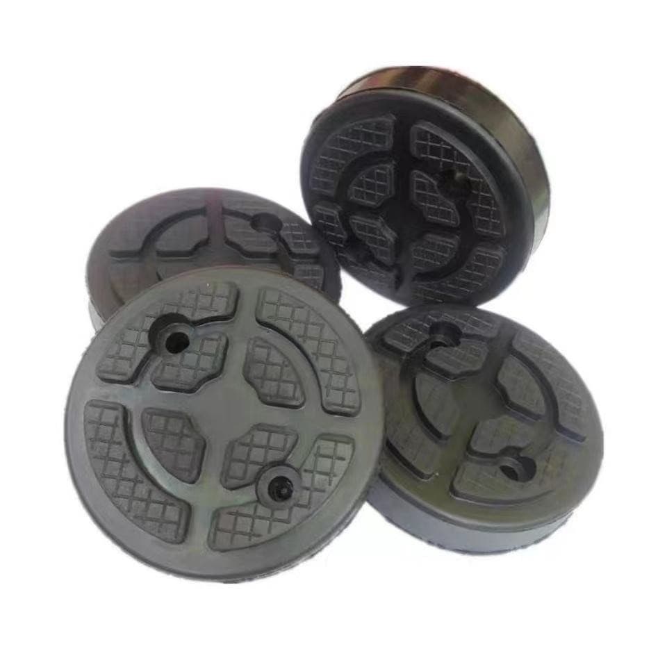 Two-post lift rubber pad accessories, car elevator round rubber pads, lift foot pad accessories, expedition rubber pads