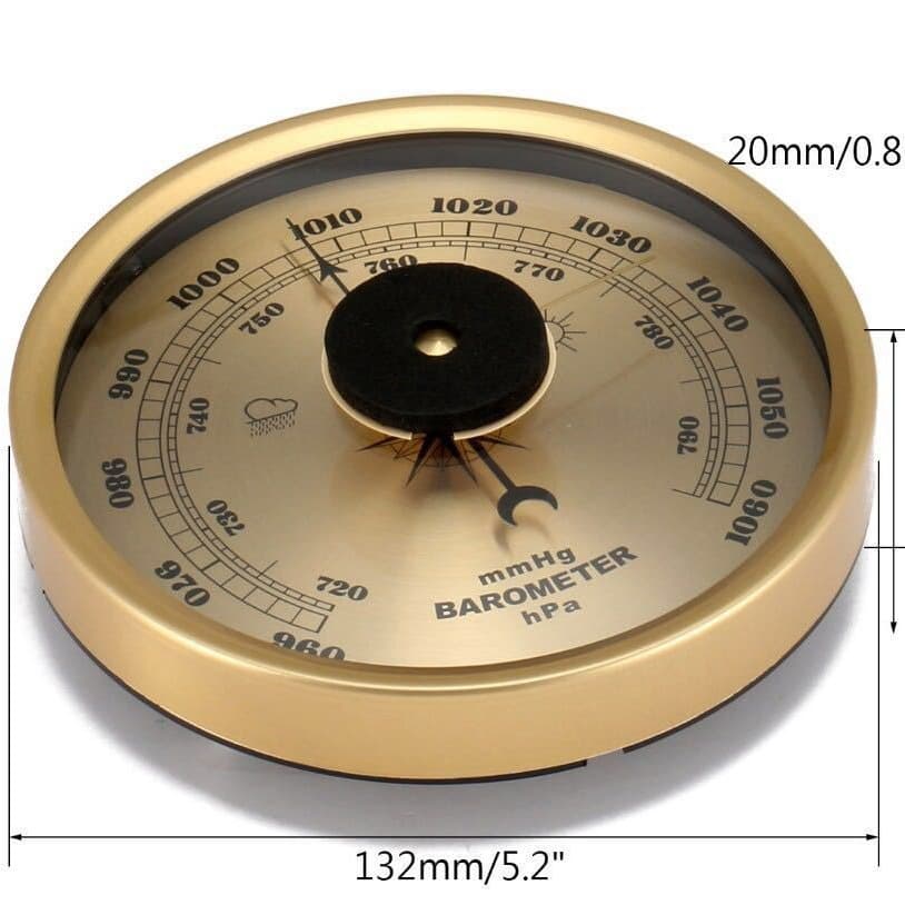 Mechanical Pointer Barometer 132mm Metal Capsule with Multiple Specifications Available