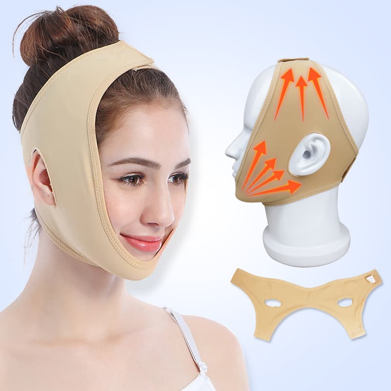 V-Shape Face Lift Bandage for Double Chin, Face Mask for Slimming and Lifting, Beauty Device V-Shape Tool
