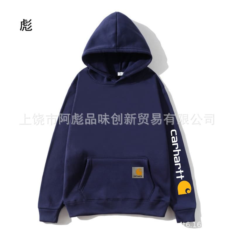 Long-term supply of cross-border export European and American fashion Carhartt mango trendy brand fleece hoodie for men and women sports