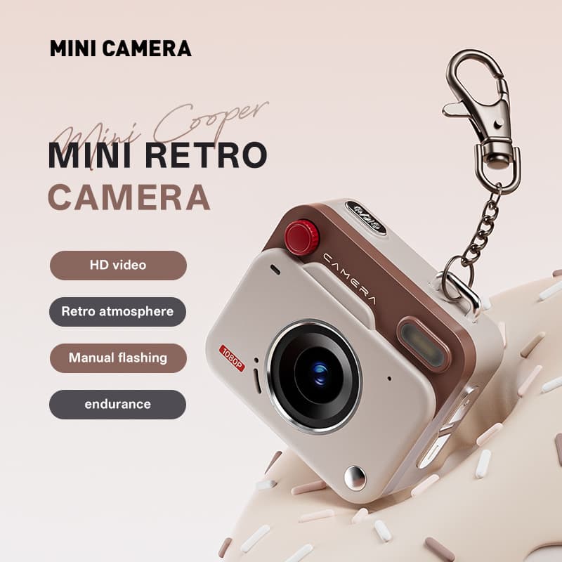New CCD Retro Mini Compact Digital Camera Student Campus Camera Photo and Video HD Imaging