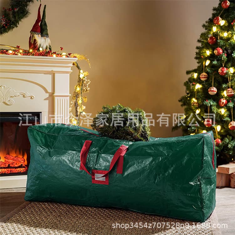 Spot Amazon cross-border PE Christmas tree storage bag moving storage bag waterproof Christmas tree storage bag tree bag