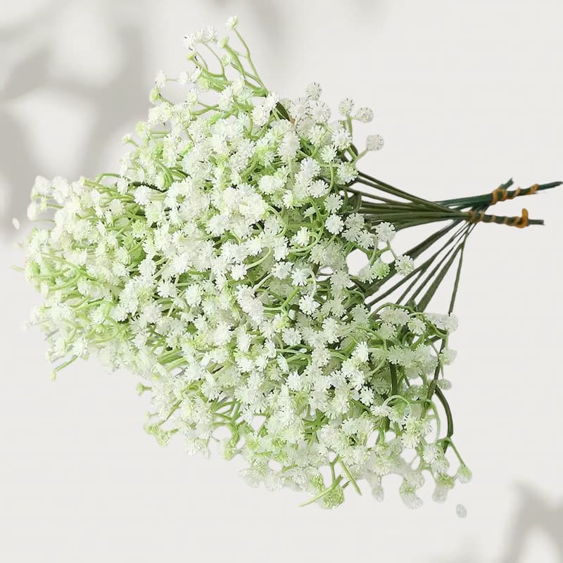 Baby's Breath Artificial Bouquet, Wedding Hand-held Flower, Fake Plastic Flower, Amazon Bestseller, Baby's Breath and Forget-Me-Not Flowers