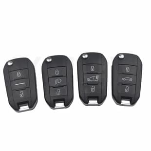 Key Shell for Peugeot 408 508, Citroen C4 C-Elysee Folding Remote Key Case