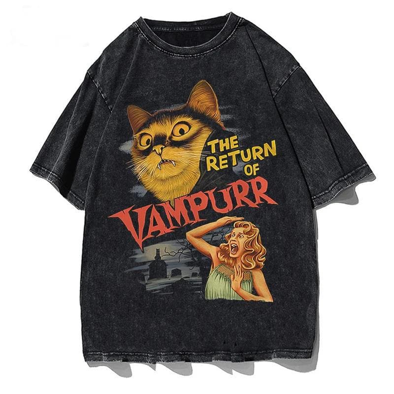 The Return Of Vampurr T-Shirt Men O Neck cool summer pure cotton T-shirt