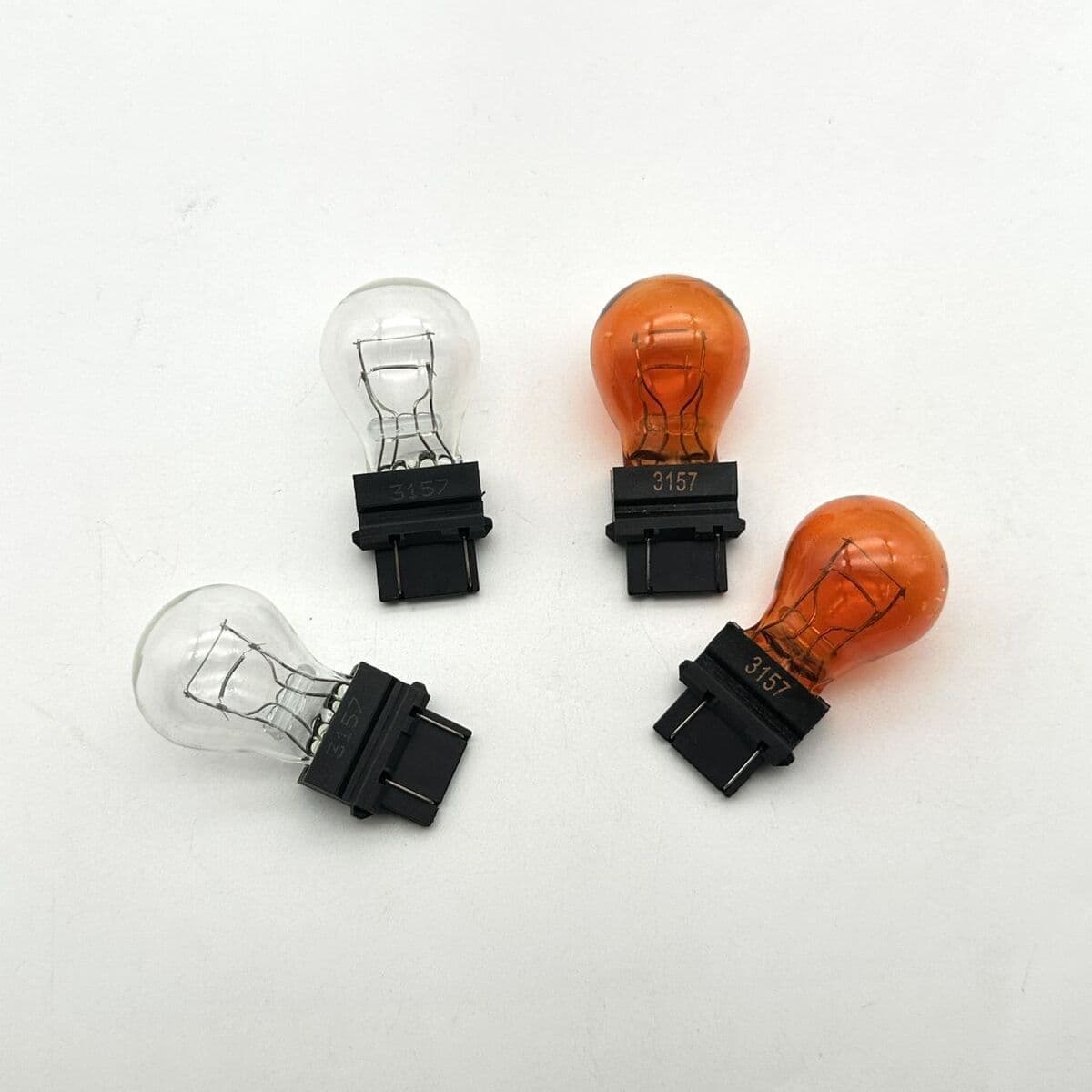 3157 12V27/7W car taillight white bulb turn signal indicator 3156 12V 27W brake bulb
