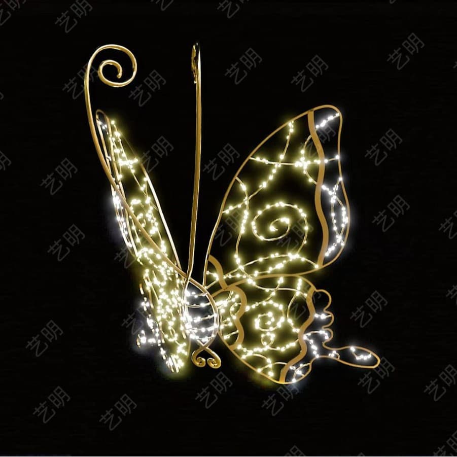 Custom Outdoor Decorative Lighting Holiday Atmosphere Park Decoration Lantern LED Rainproof Color Light Acrylic