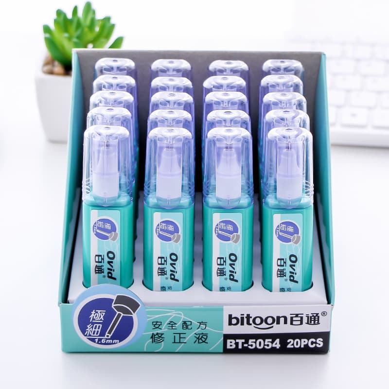 Belden 5054 correction fluid student 15ML correction fluid correction fluid iron head office correction fluid white correction fluid