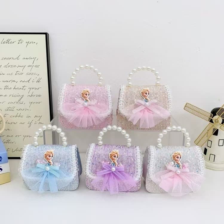 Kids Bags, Cartoon Handbags, Cute Girls' Crossbody Bags, Fashionable and Stylish Little Girls' Princess Shoulder Bags for Outings
