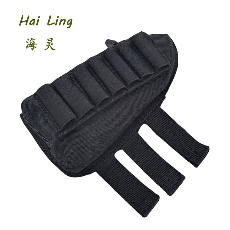 MOLLE hunting accessory bag multi-functional military fan gun stock cheek bag EDC rear stock accessory bag spot wholesale