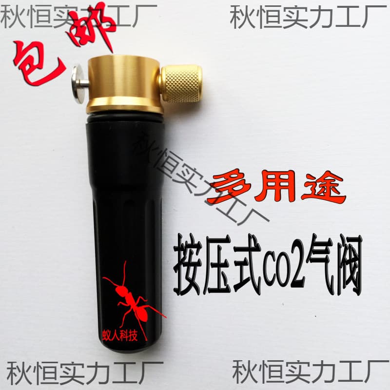Push-Type Air Valve CO2 Valve Beer Machine Air Valve / Bicycle Air Valve Computer Cleaning