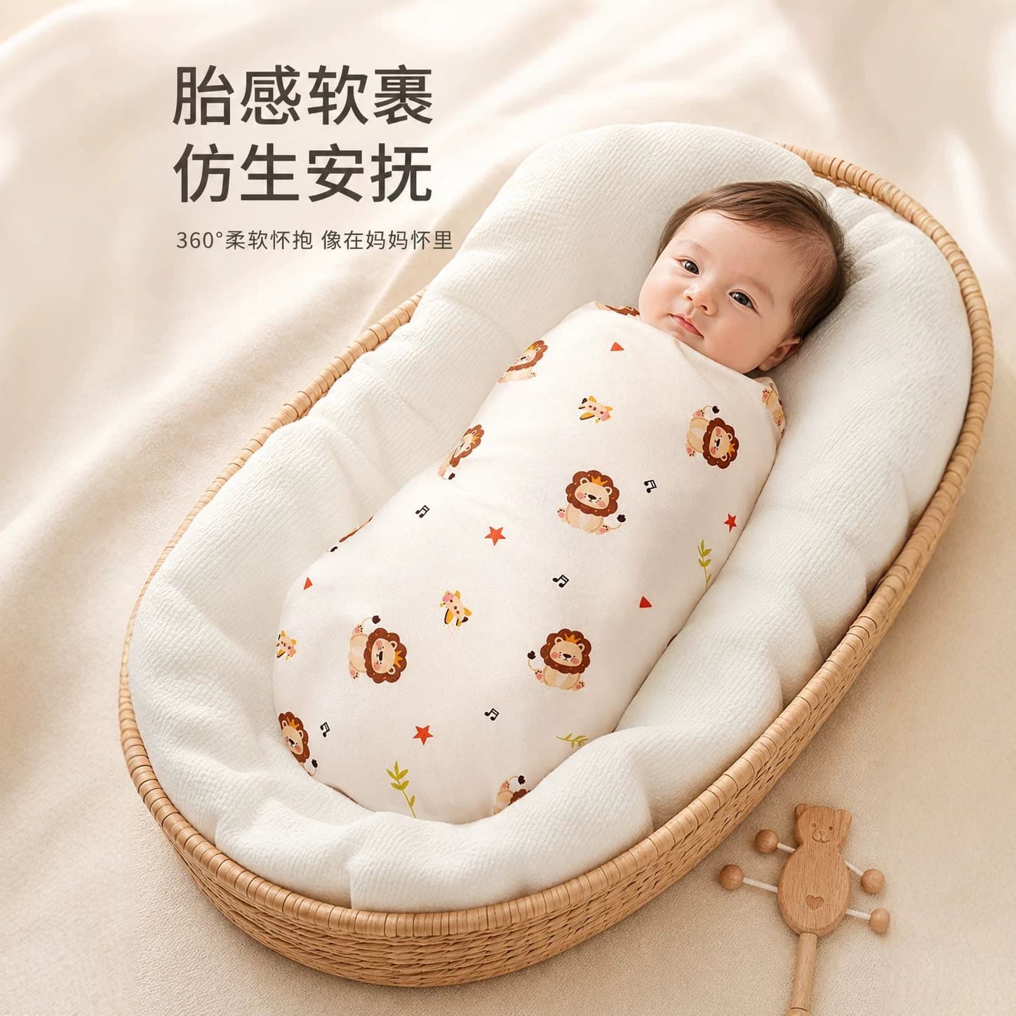 Newborn baby bag simple cotton spring and autumn thin swaddle blanket newborn wholesale wrap baby blanket