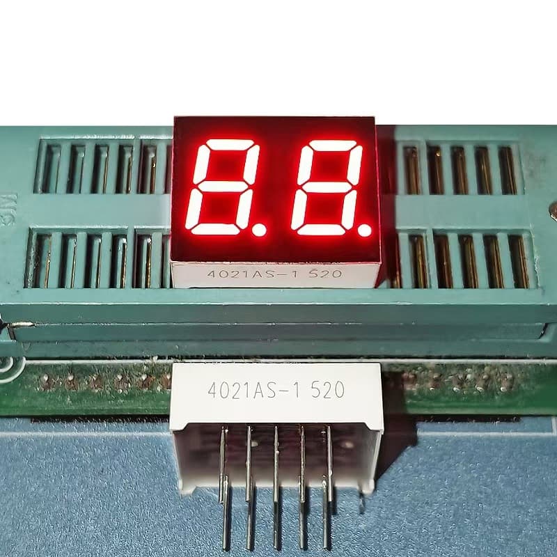 Factory direct supply 0.4 inch 2-digit LED digital tube 4201AS common cathode 4021BS common anode high bright red