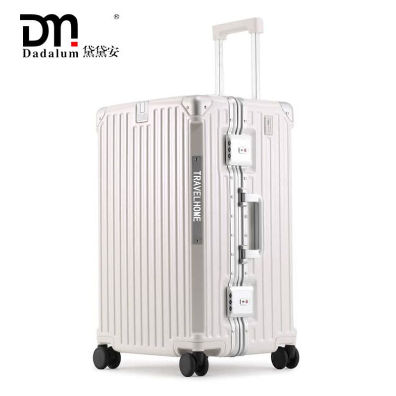 German suitcase aluminum frame portable trolley case usb charging business suitcase one piece drop-shipping boarding case