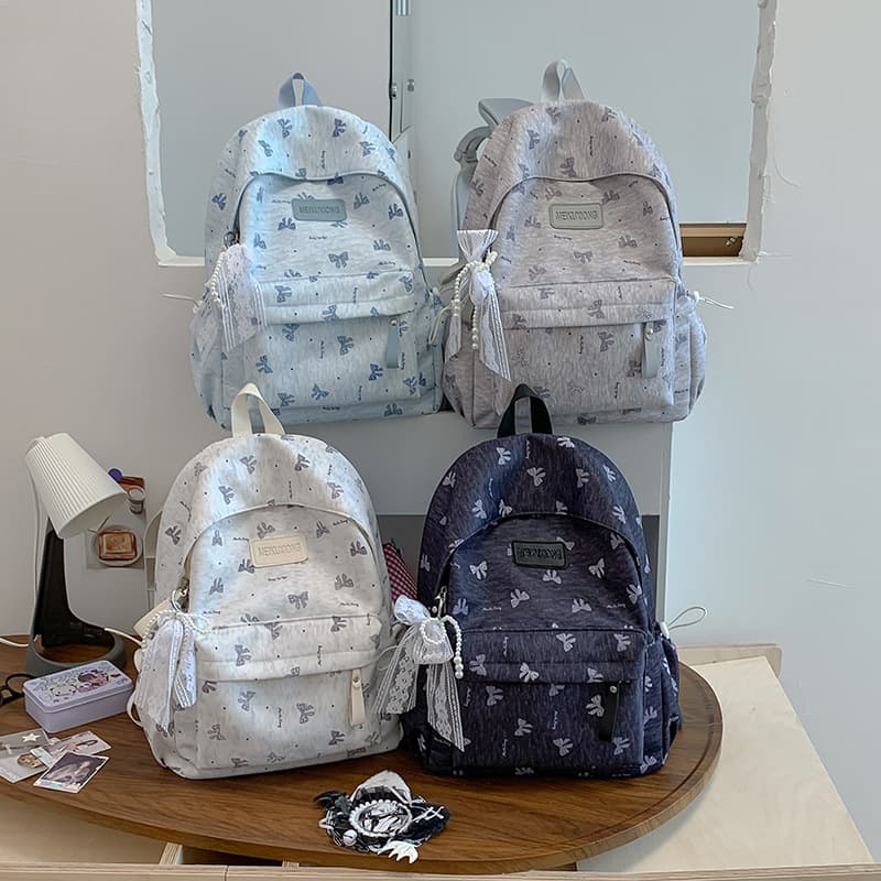 2026 New Lightweight Casual College Student Backpack Good-looking Commuting Backpack Junior High School Elementary School High School Student Backpack