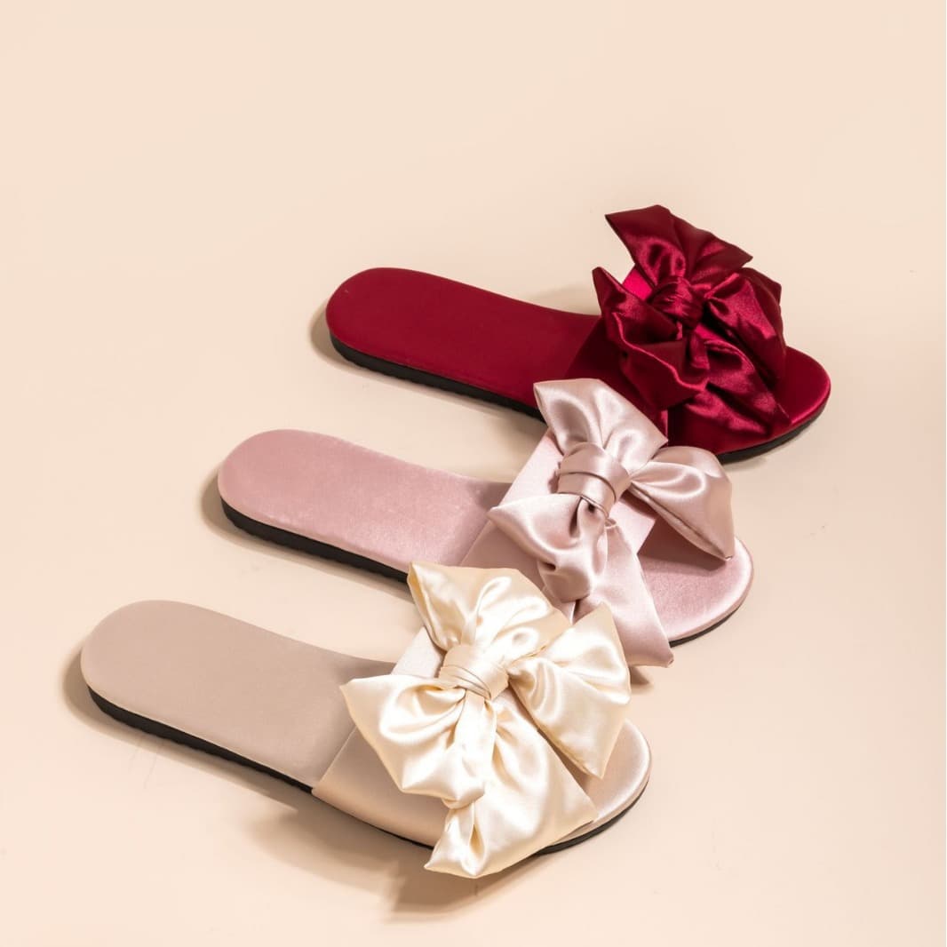 Wedding Slippers for Women, Red Festive Couple Pair, Luxury Wedding Dowry Slippers
