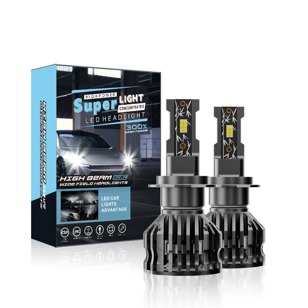 Cross-border New S9P Car LED Headlight C6 H4 LED Car Headlight Factory Wholesale Universal H7 H11 LED Car Light