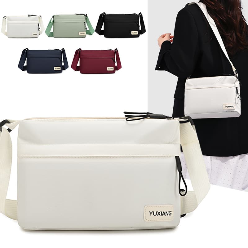 Lightweight bag for women 2025 large capacity crossbody bag high-end fashion shoulder bag canvas bag simple women's bag