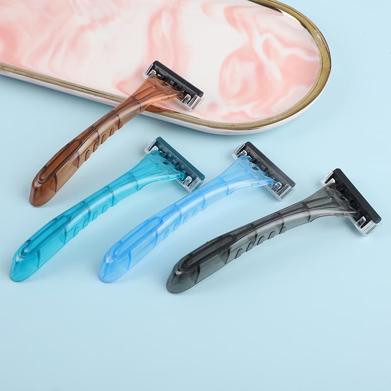 Disposable manual stainless steel razors for hotels, guesthouses, and bathhouses