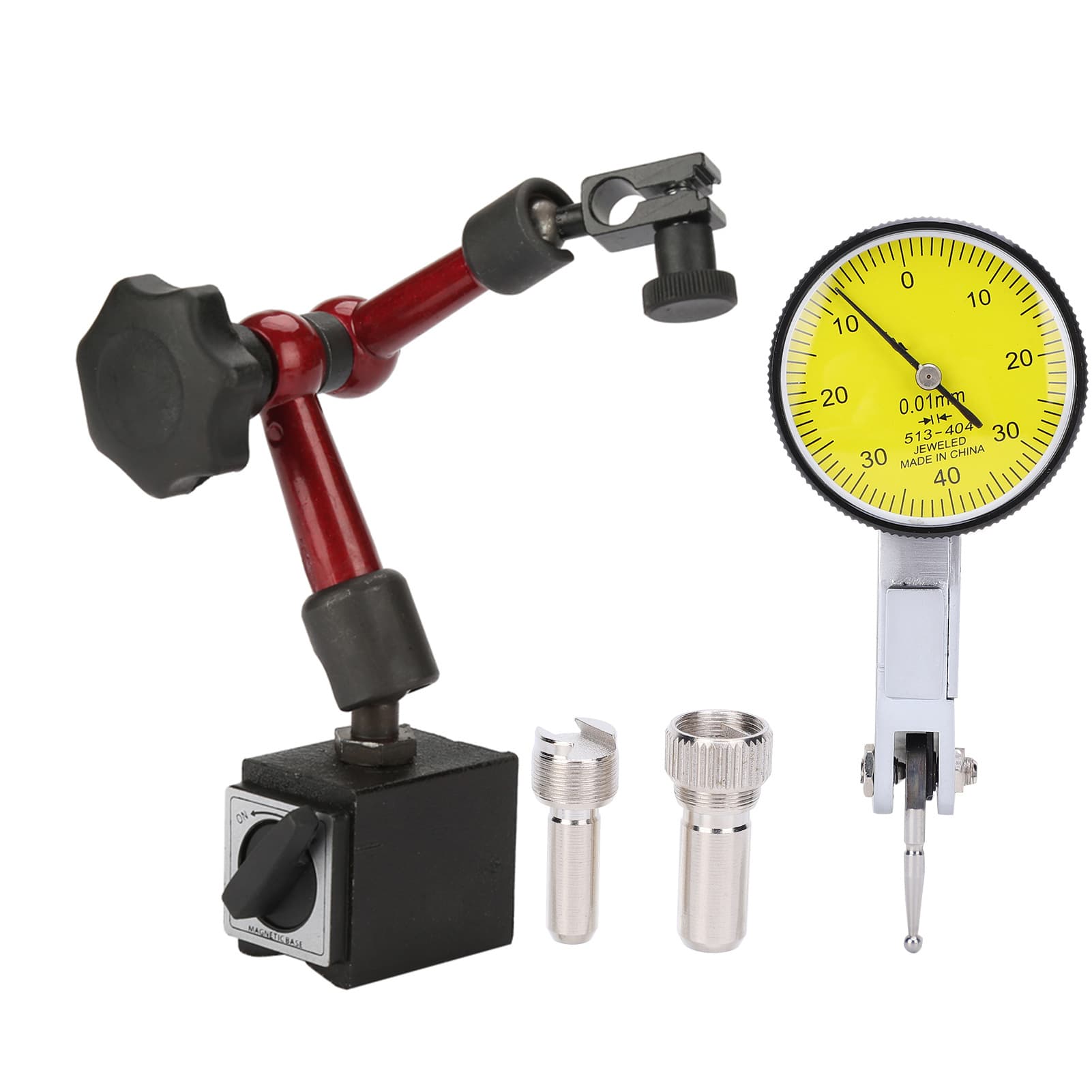Universal Mini Stand + Lever Dial Indicator, 1 Set