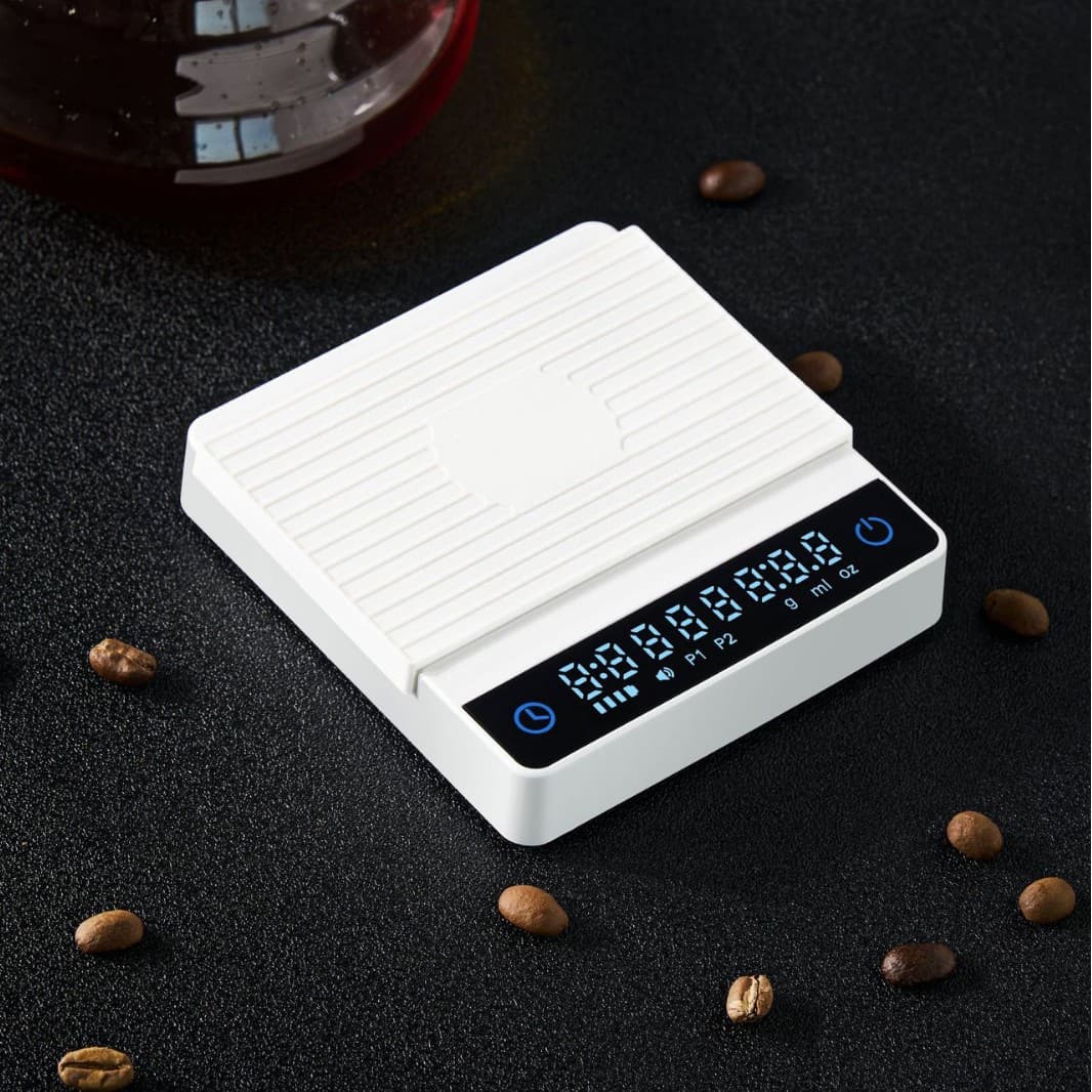 New Italian Style Mini Smart Pour-Over Coffee Scale Electronic Scale Timer Kitchen Scale Baking Scale High Sensitivity LED Display