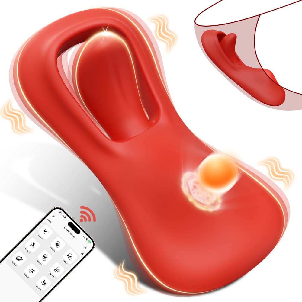 Wearable Clitoral Massager, Non-Insertable Vibrating Egg, Remote Control, Quiet, Discreet, Women's Pleasure Toy