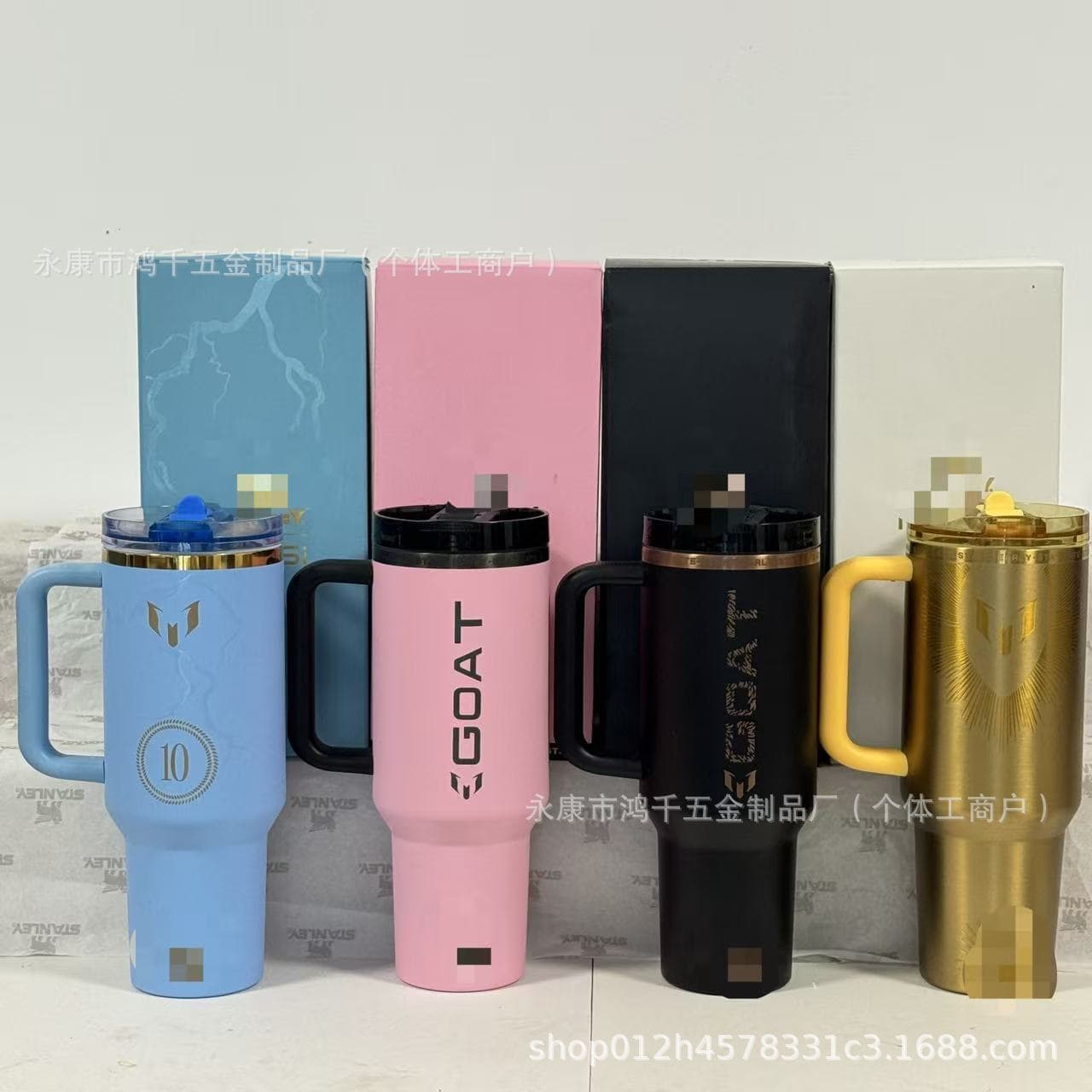 Amazon cross-border spot Messi's same model Stanley Stanley 3rd generation 40oz thermos cup large capacity water cup