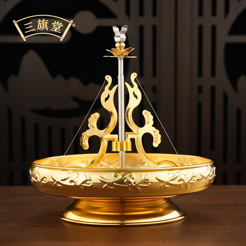 Coil holder, mosquito repellent incense holder, household Buddhist sandalwood incense holder, incense holder, mosquito repellent incense holder, 24-hour incense support frame