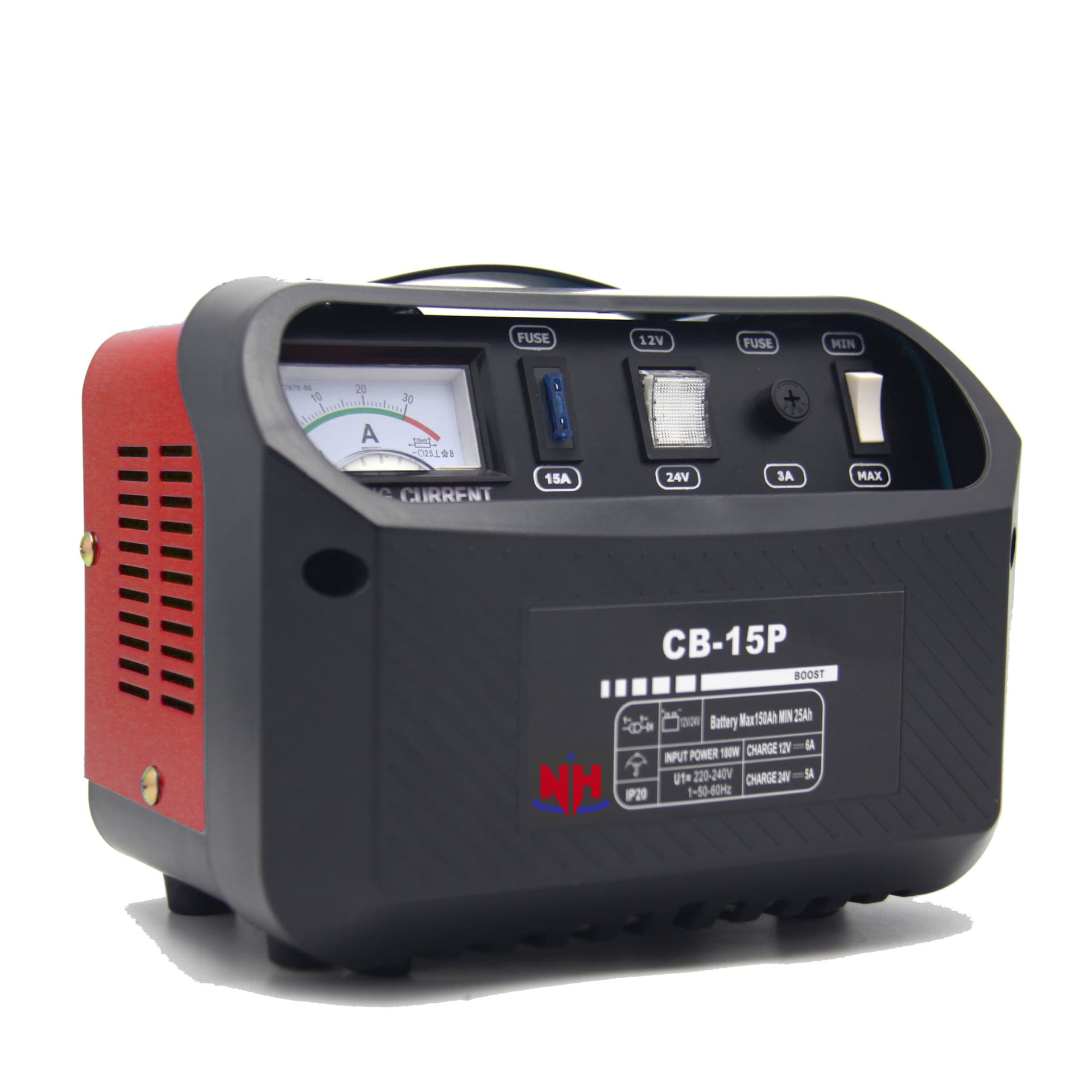 NHCB-15P Plastic Shell Marine Day Signal Light Battery Charger 12V 7A Emergency Jump Starter Marine
