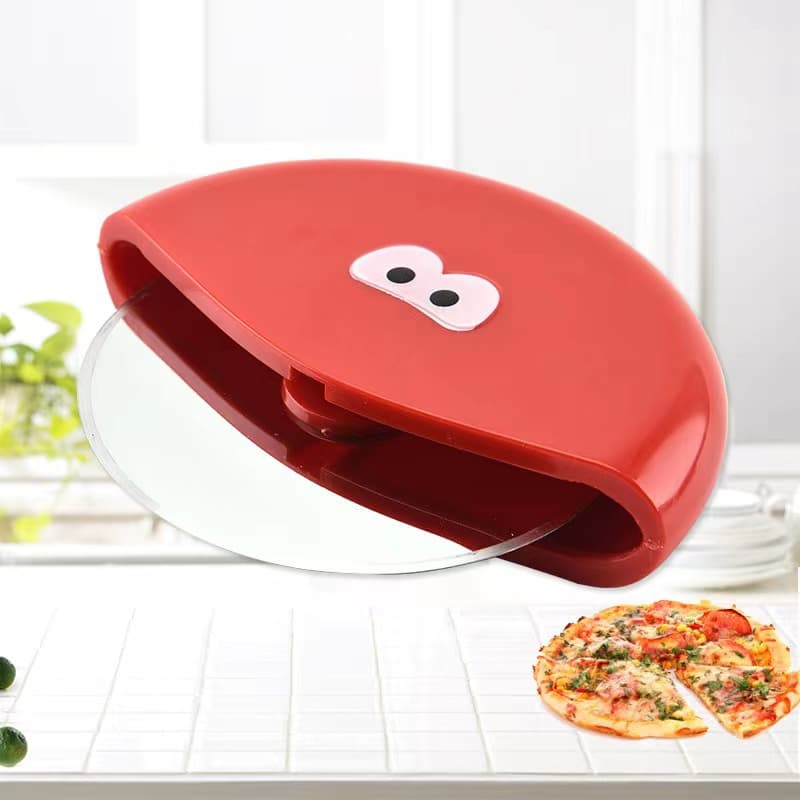 Factory Direct Creative Smile Pizza Cutter Stainless Steel Pizza Wheel Knife Fondant Cutter Baking Tool