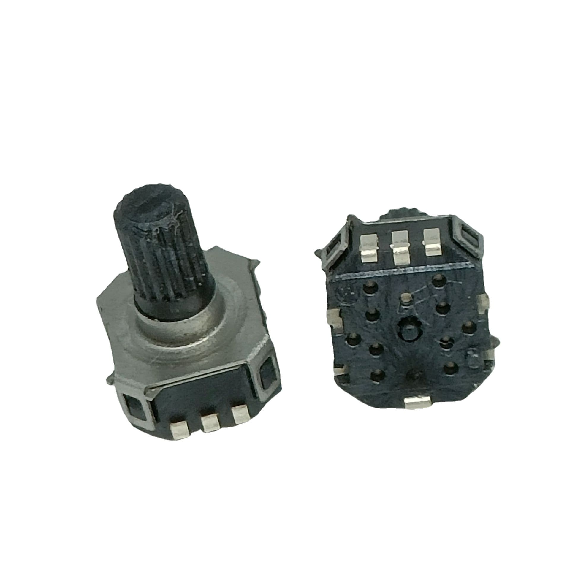 EC06 SMD encoder, 9mm, with push-button switch, Torx shaft, miniature encoder switch, 12P12