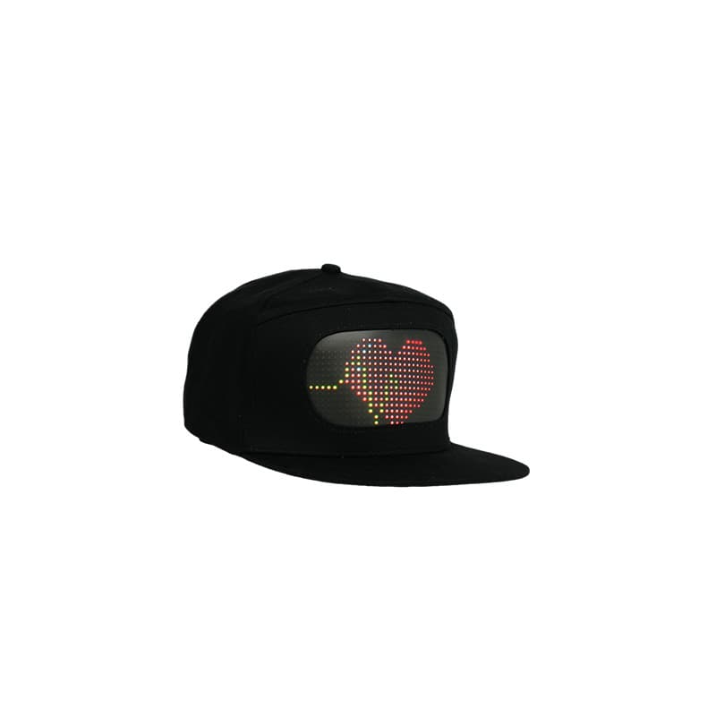New cross-border e-commerce full-color LED luminous hat, birthday party hat, glow-in-the-dark baseball cap, outdoor sun hat, sun protection.