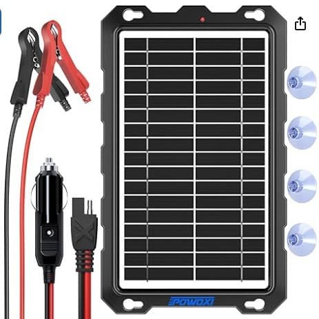 15W Battery Solar Charger 18V 15W Outdoor Solar Panel Boat Battery Charger Kit