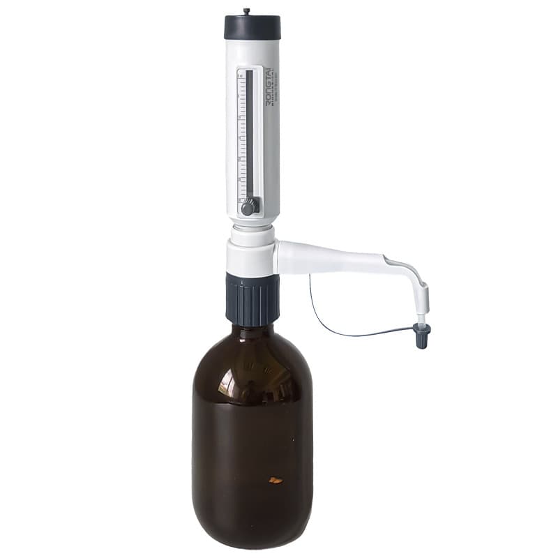 Rongtai Adjustable Dispenser, 5-30ml Liquid Dispenser, Resistant to Common Acids and Alkalis, Simple Bottle-Top Dispensing