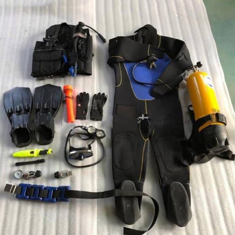Underwater Breathing Equipment Self-Contained Diving Apparatus Underwater Breathing Regulator Self-Contained Breathing Equipment Set