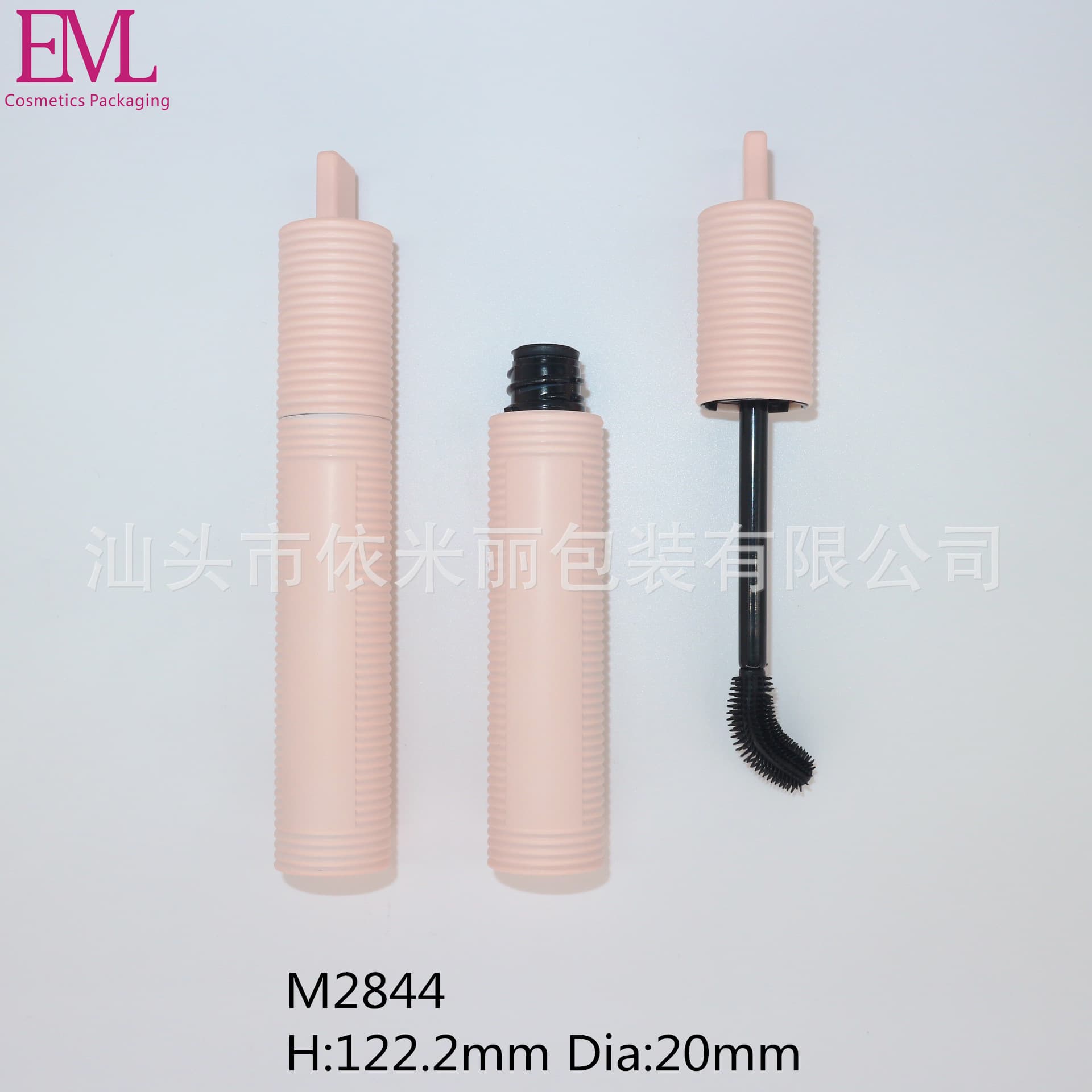 Mascara bottle rotating round Turning brush injection stretch eyelash tube cosmetic packaging material