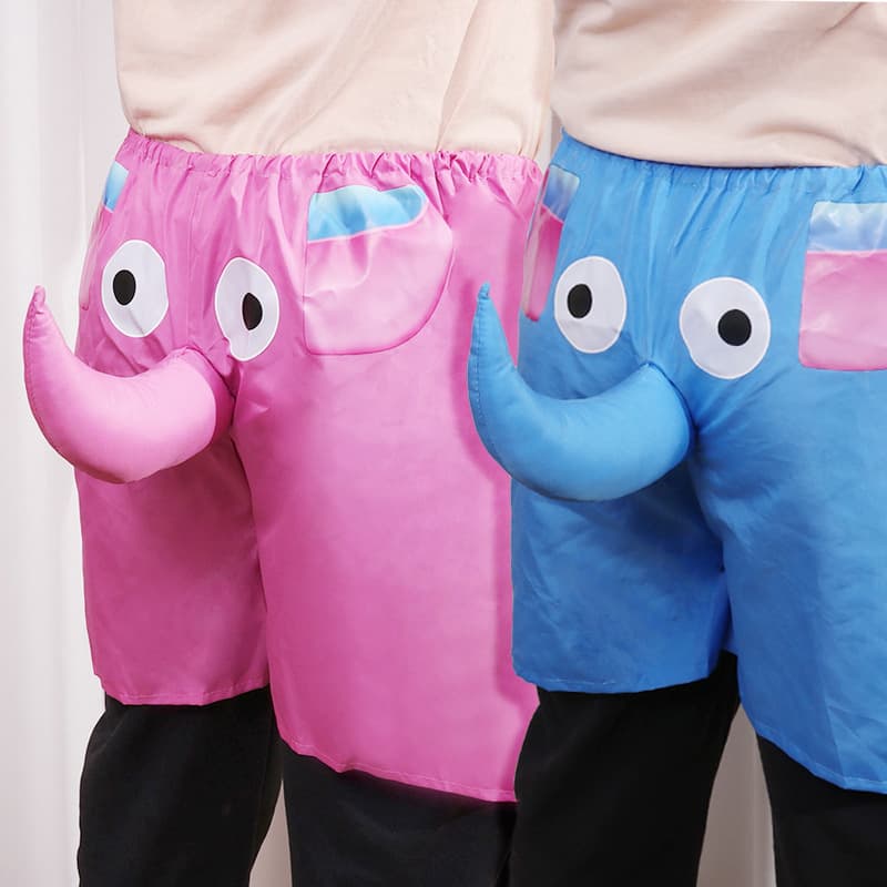 Wedding supplies, pranks, elephant trunk pants, wedding procession, door blocking, butt-wiggling, ring toss game props