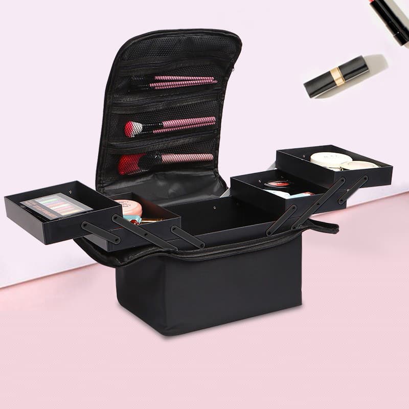 Luxury Cosmetic Bag Multifunctional Storage Large Capacity Nail Tattoo Beauty Professional Toolbox Waterproof