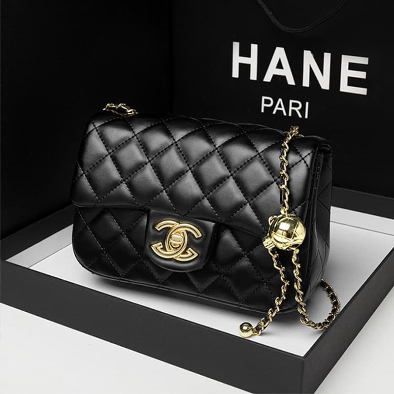 Women's Bags Diamond Chain Bag Mobile Phone Bag 2026 New Women's Bag Crossbody Bag Square Fat One Shoulder Underarm Bag