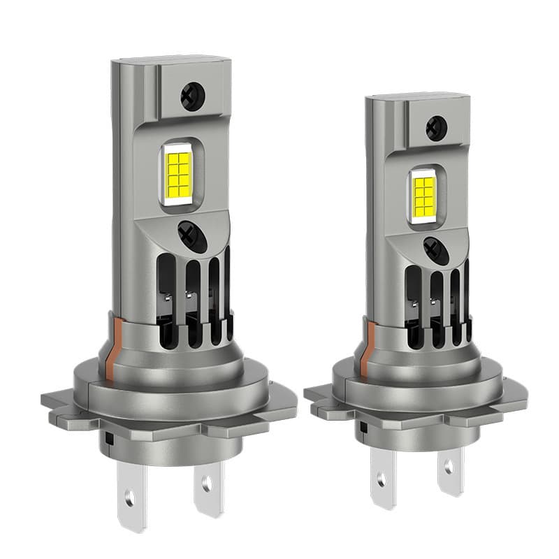 H7 Car LED Headlight Bulbs All-in-One Direct Plug-in Replacement for Halogen Bulbs 6000K White High Brightness Upgrade