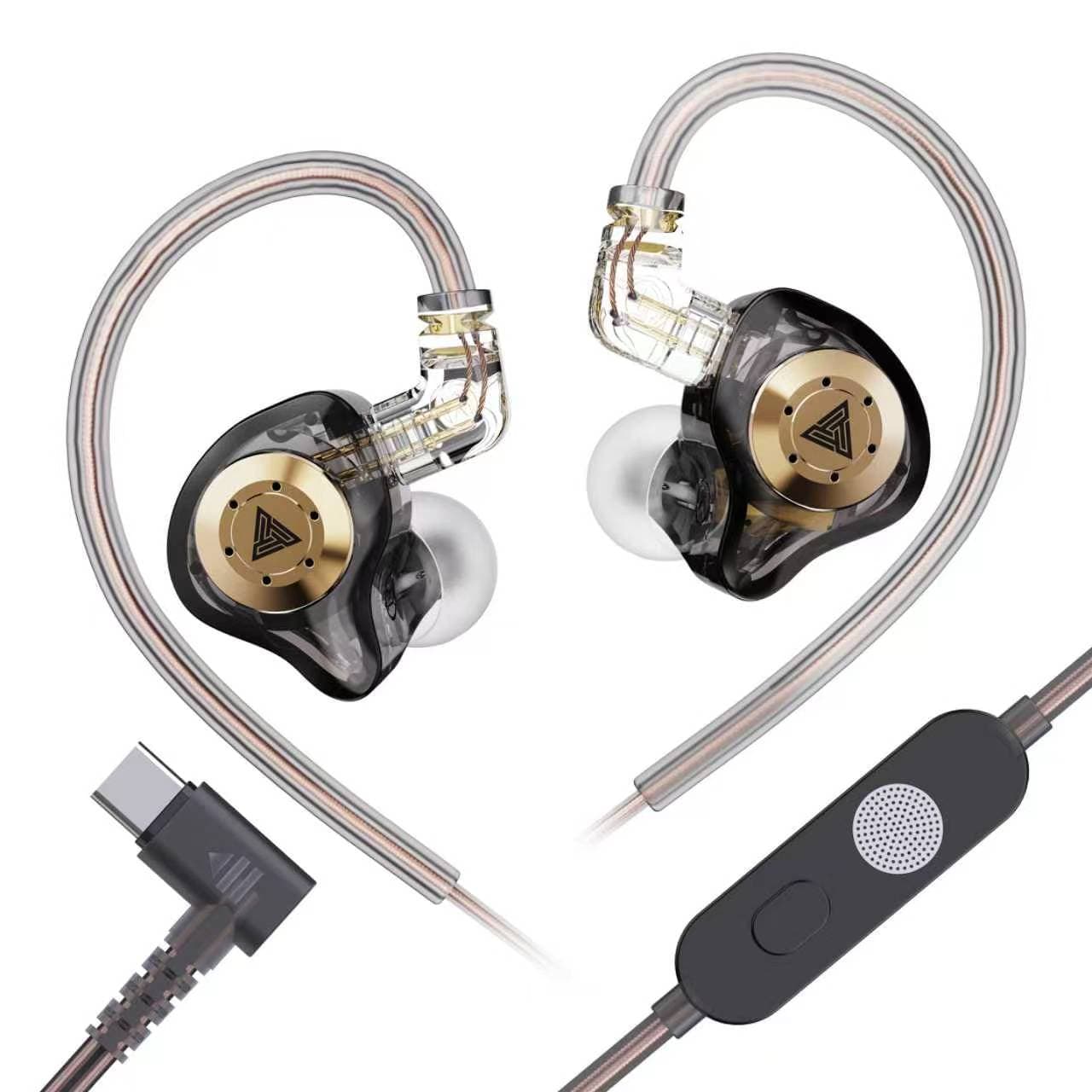S7PRO Detachable Dynamic HiFi Earphones with Mic and Remote for Phone, PC, Gaming, In-Ear Music Earphones