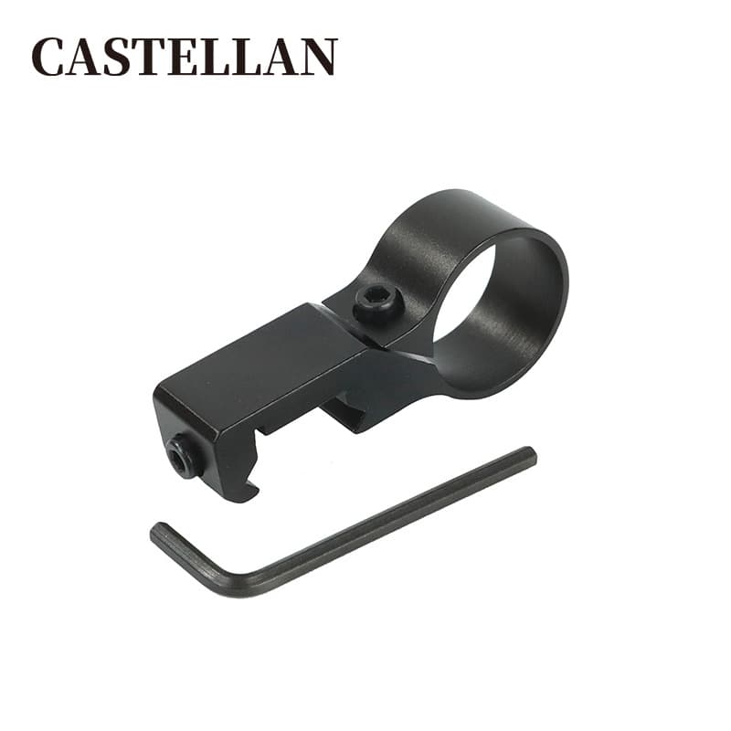 25.4mm scope bracket, crooked neck tube clamp bracket, 25.4mm flashlight clamp, scope bracket
