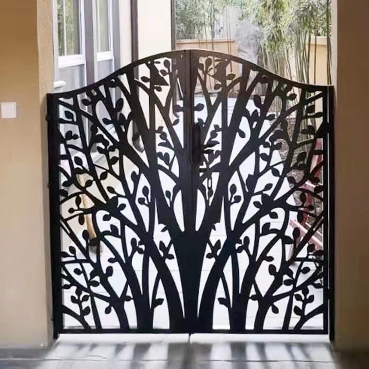 Fiber Laser Processing: Aluminum Plate Cutting, Stainless Steel Aluminum Art Door, Courtyard Fence, Background Wall Custom Laser Cutting